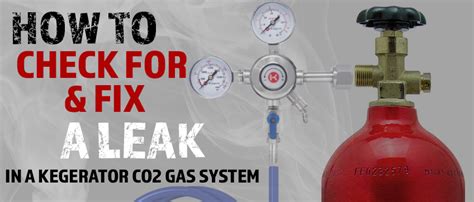 kegerator co2 leak|How To Check For & Fix A Leak In A Kegerator CO2 Gas System ...